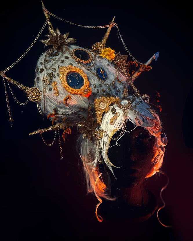 2025 Starry night Van gogh inspired wig