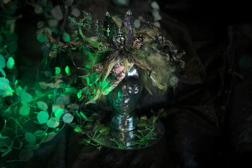 2025 Leshy Cult of the lamb cosplay wig commission