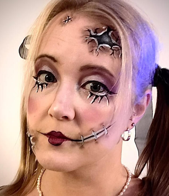 2024 Halloween makeup for a client